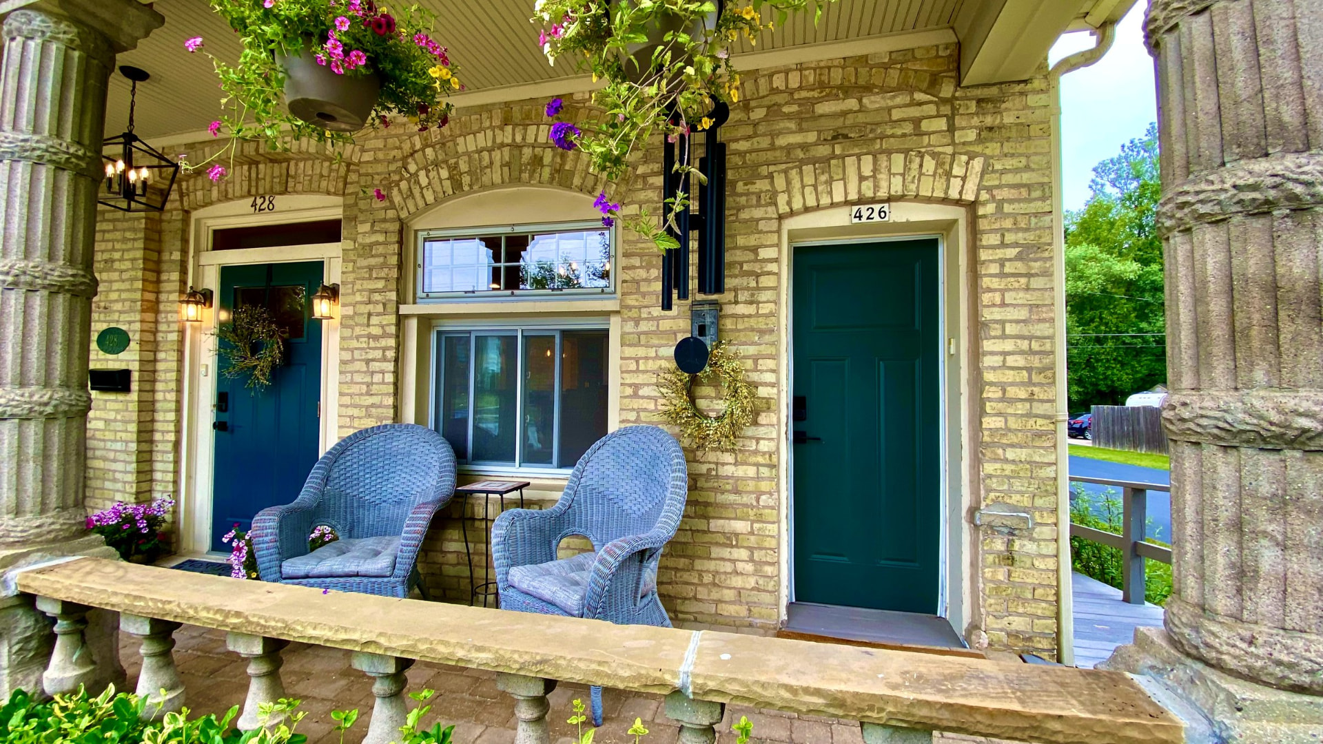 Home Port Vacation Escapes — the 1865 Cream City Brick house in Port Washington